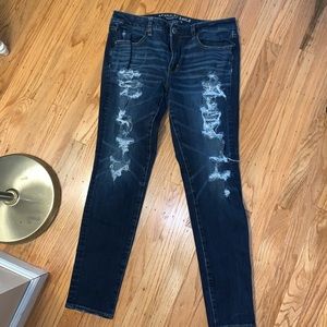 American Eagle ripped jeans lightly worn!